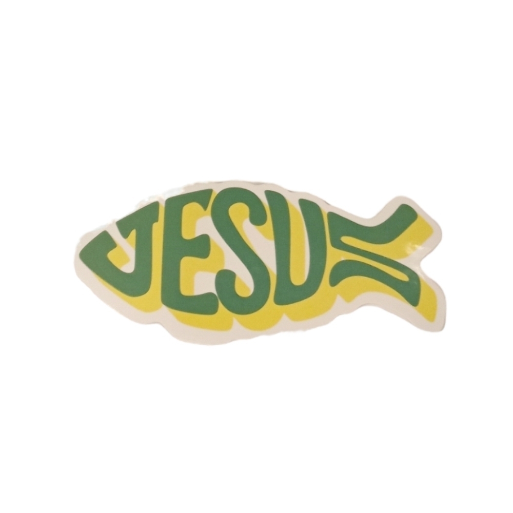 Jesus Fish Sticker - Picture 1 of 3